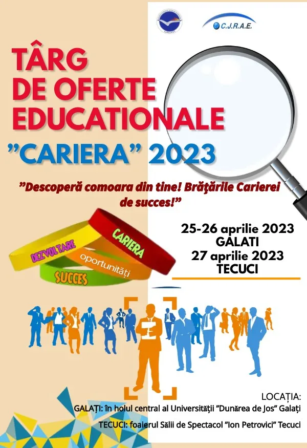 Târg de oferte educaționale pentru elevii de clasa a VIII-a din Galați
