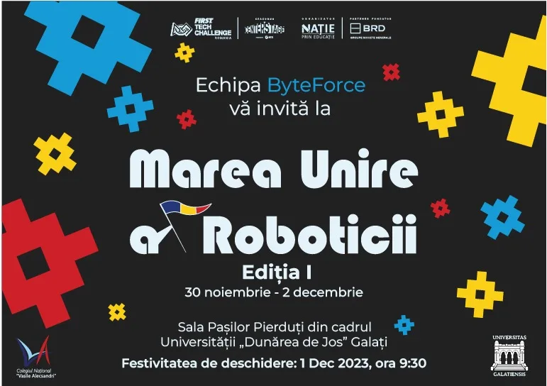 „Marea Unire a Roboticii”, la Colegiul Național „Vasile Alecsandri”