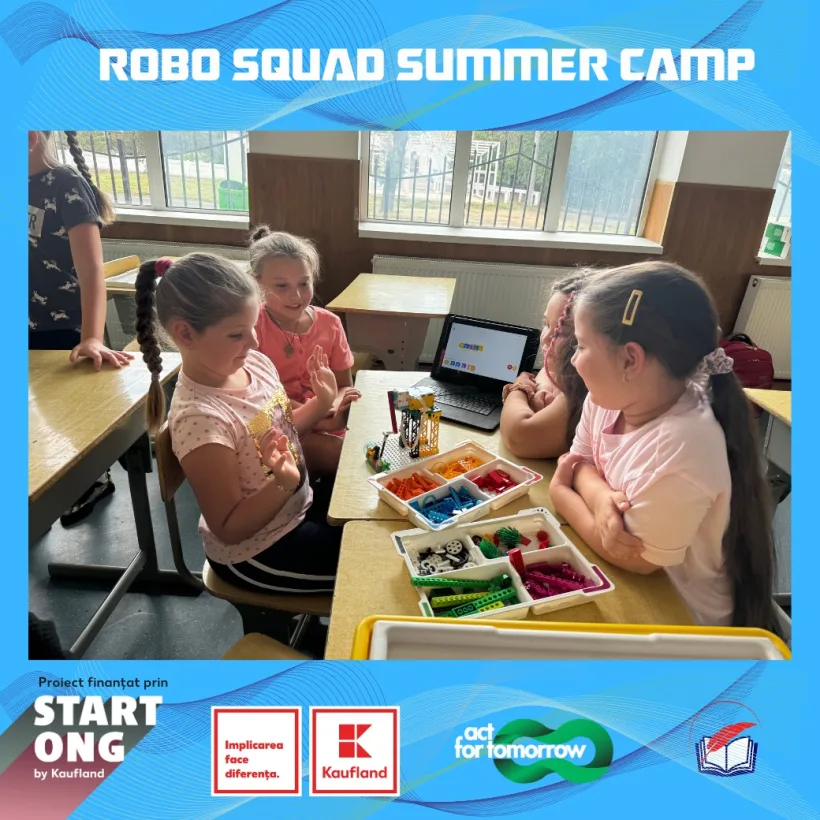 Activități gratuite de robotică educațională pentru elevii din Frumușița
