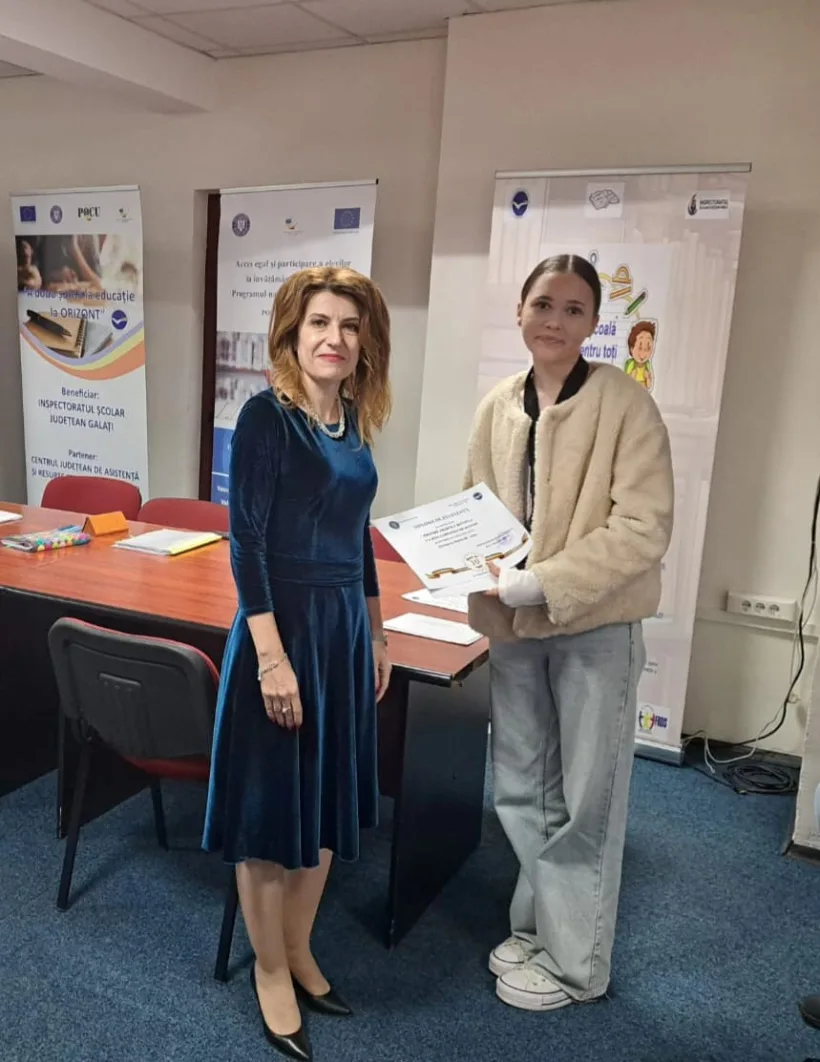 Elevii gălățeni de 10 la examenele naționale, premiați de Inspectoratul Școlar Județean