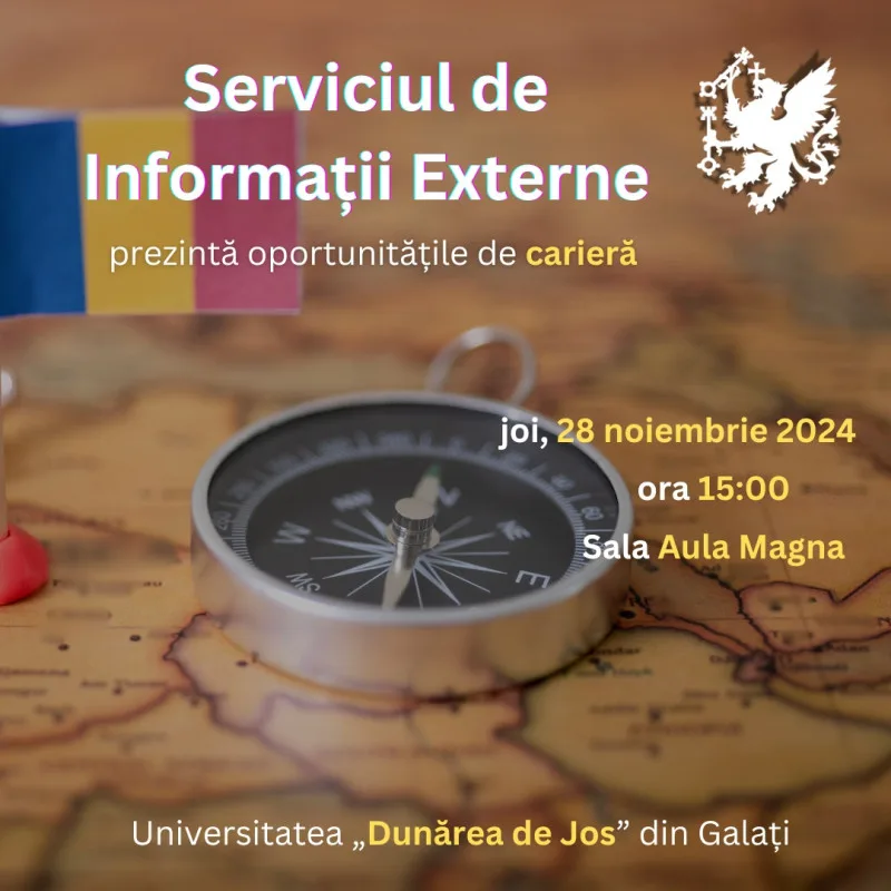 SIE vine la Universitatea „Dunărea de Jos” din Galați