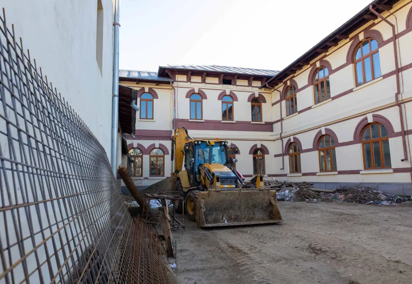 Clădirea Colegiului Național „Vasile Alecsandri” Galați, în modernizare