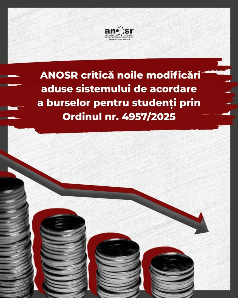 Organizațiile studențești critică noile modificări privind bursele