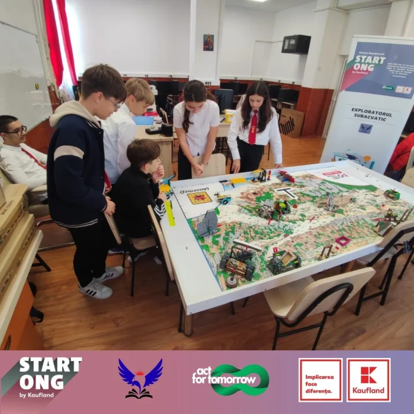 Proiectul „Exploratorul subacvatic” continuă la Școala Gimnazială nr.29 Galați