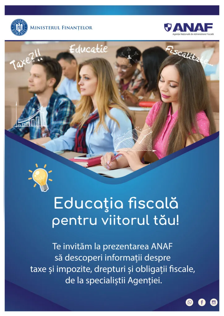 Seminar pe teme fiscale, dedicat studenților de la Facultatea de Economie din Galați