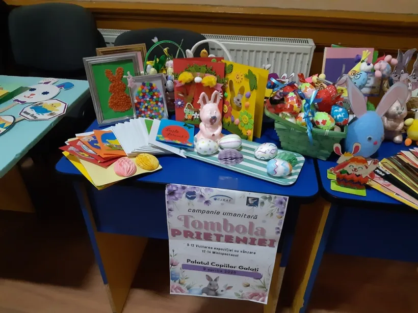 „Tombola Prieteniei”, proiect umanitar în unități școlare din Galați și Tecuci