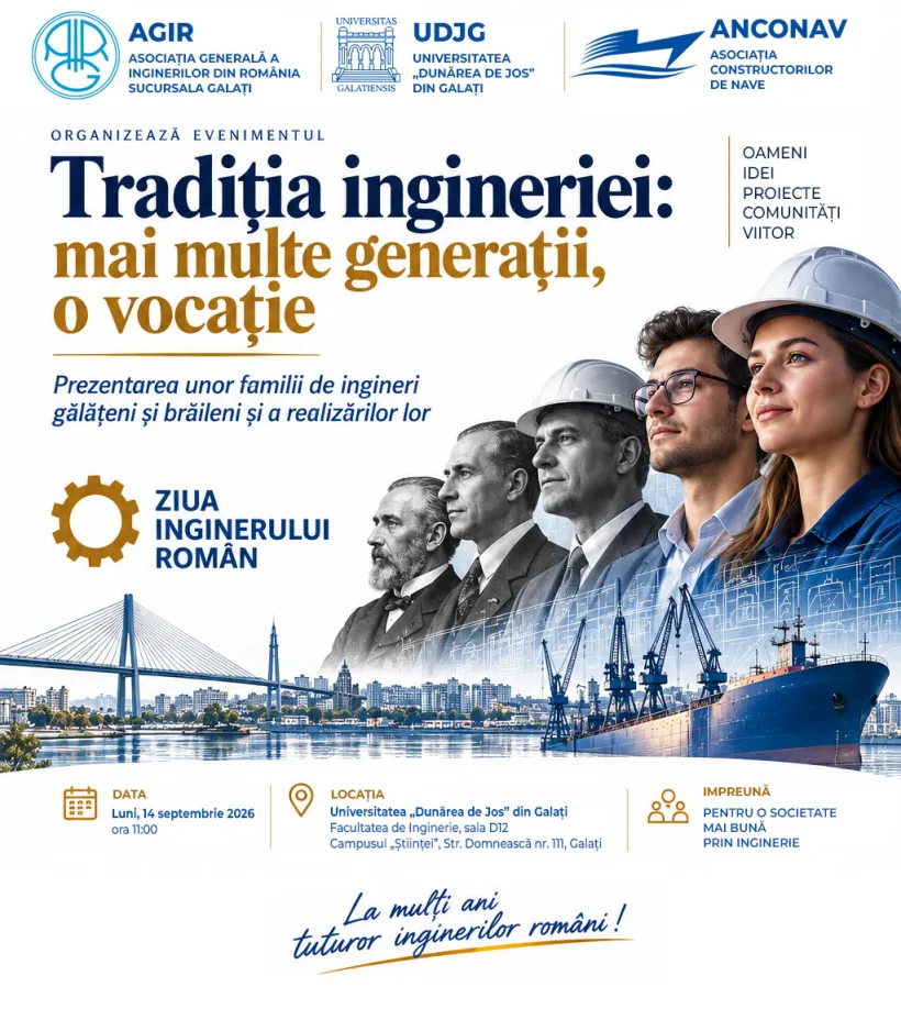 Mai multe generații, aceeași vocație. Tradiția familiilor de ingineri, celebrată la UDJG
